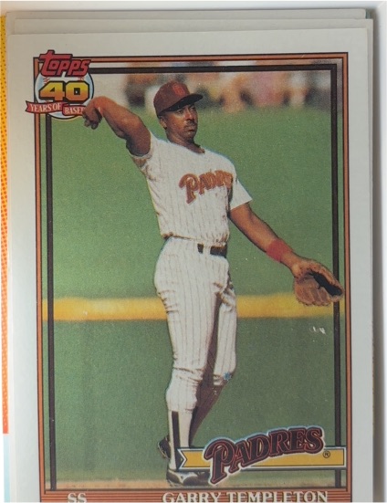 1991 Topps #40 Garby Templeton — front