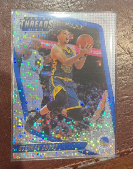 2018 Panini Threads #95 Stephen Curry — front