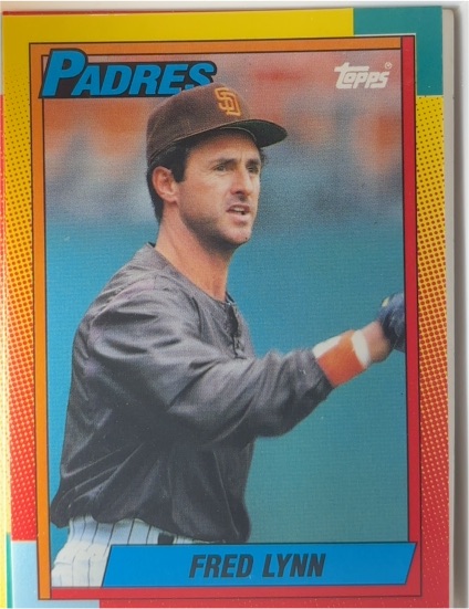 1990 Topps Traded #62T Fred Lynn — front