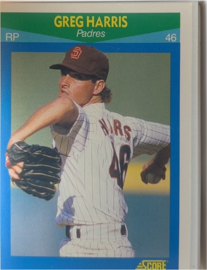 1990 Score Rising Stars #24 Greg Harris — front