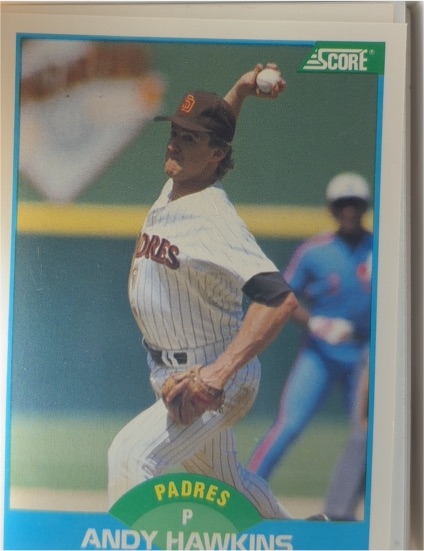 1989 Score #118 Andy Hawkins — front