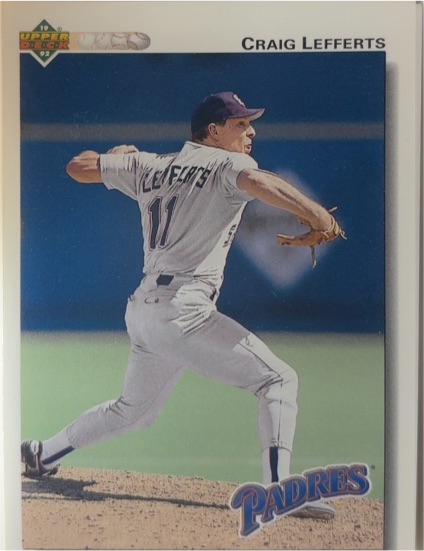 1992 Upper Deck #589 Craig Lefferts — front