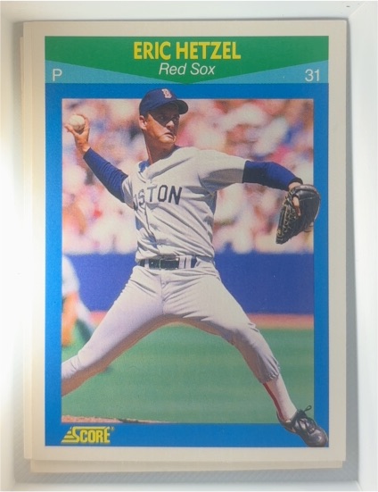 1990 Score Rising Stars #23 Eric Hetzel — front