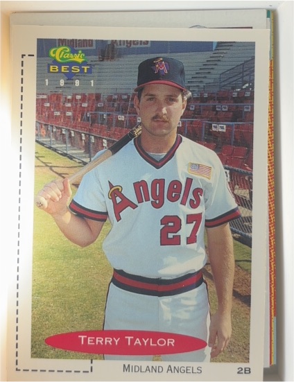 1991 Classic Best #328 Terry Taylor — front