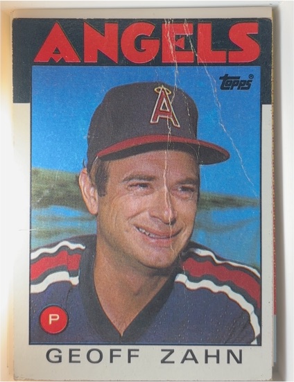 1986 Topps #42 Geoff Zahn — front