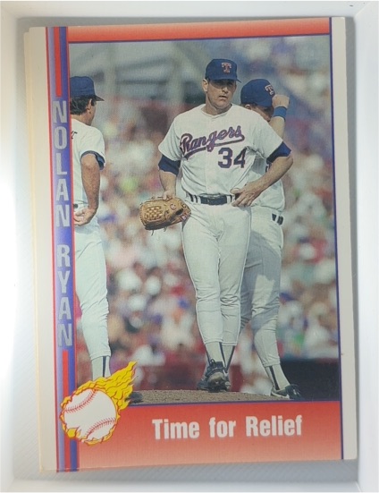 1991 Pacific Nolan Ryan Texas Express #99 Time for Relief — front