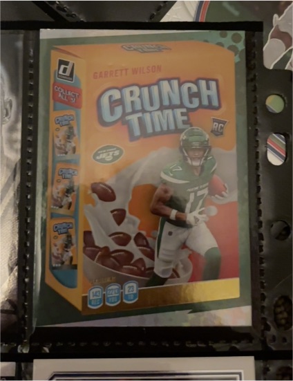 2022 Panini Donruss #CT-15 Crunch Time Garrett Wilson (RC) — front