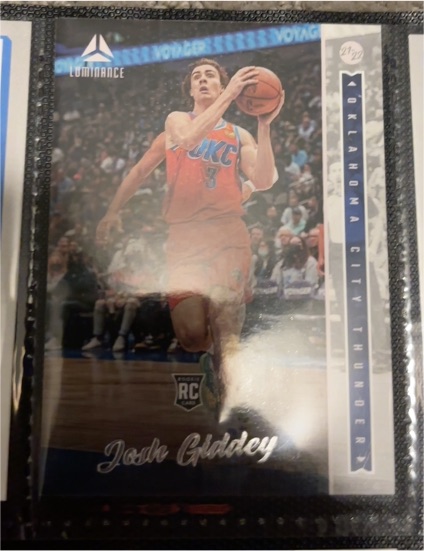 2021-22 Panini Chronicles Luminance #247 Josh Giddey — front