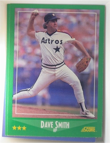 1988 Score #365 Dave Smith — front