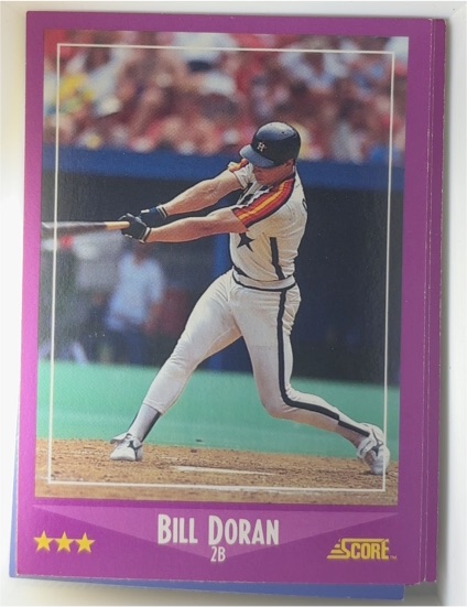 1988 Score #52 Bill Doran — front