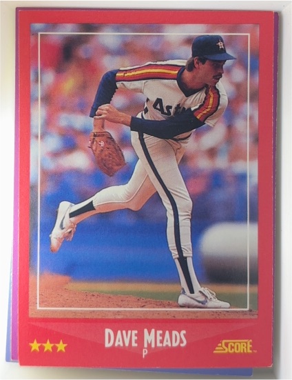 1988 Score #243 Dave Meads — front