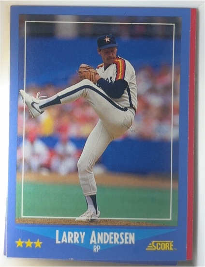1988 Score #133 Larry Andersen — front