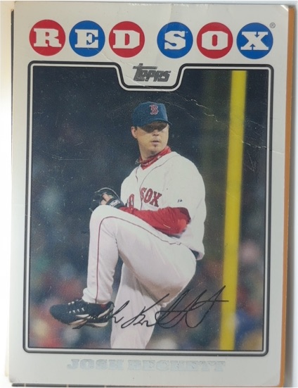 2008 Topps #BOS14 Josh Beckett — front