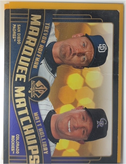 2008 SP Authentic #MM-50 Trevor Hoffman / Matt Holliday — front