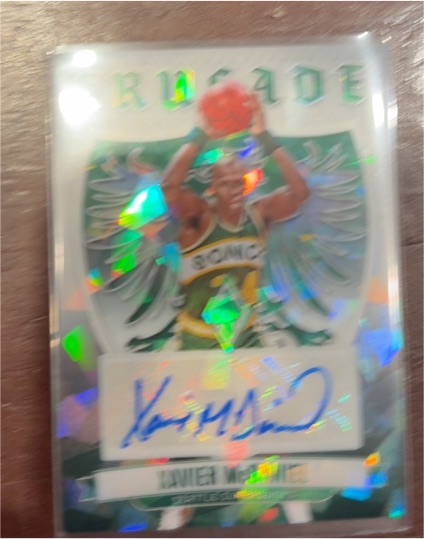 1996-97 Ultra #Rookie Xavier McDaniel — front