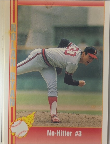 1991 Pacific Nolan Ryan Texas Express I #30 No-Hitter #3 — front