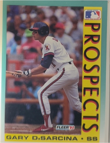 1992 Fleer #664 Gary DiSarcina — front