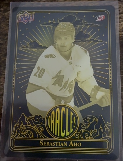 2024-25 Upper Deck Oracles #O-20 Sebastian Aho — front