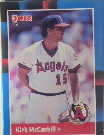 1988 Donruss #381 Kirk McCaskill — front