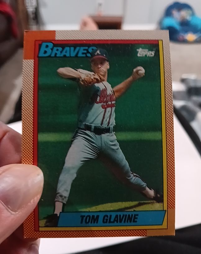 1990 Topps #506 Tom Glavine — front