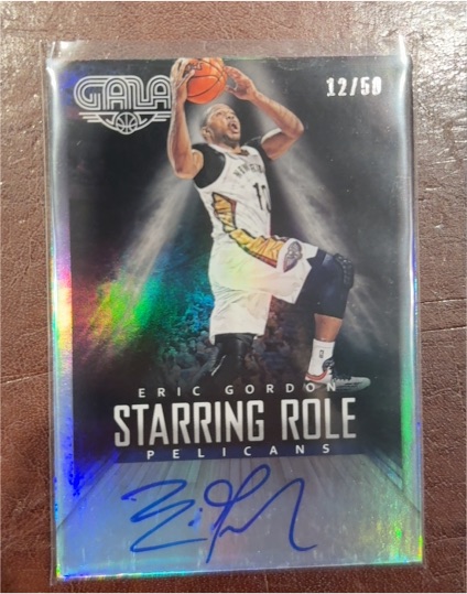 2014-15 Panini Gala Starring Role Signatures #22 Eric Gordon — front