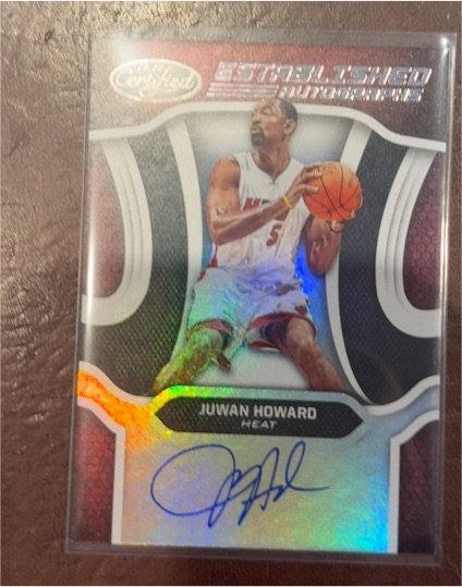 2019-20 Panini Certified Established Autographs #EA-JH Juwan Howard — front