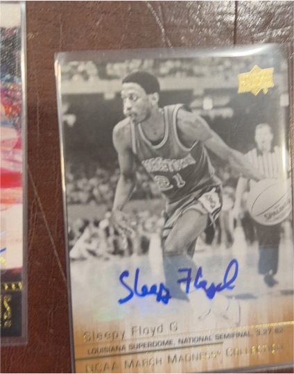 2014-15 Upper Deck NCAA March Madness #SF-1 Sleepy Floyd — front