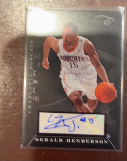 2010-11 Elite Black Box Status Signatures #96 Gerald Henderson — front