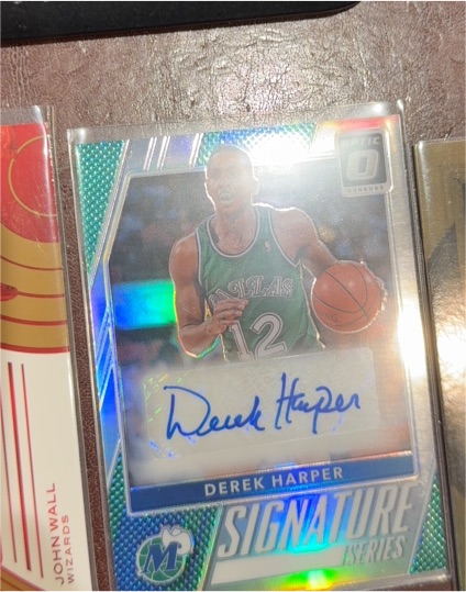 2021 Donruss Optic Signature Series #SS-DH Derek Harper — front
