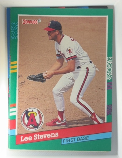1991 Donruss #754 Lee Stevens — front