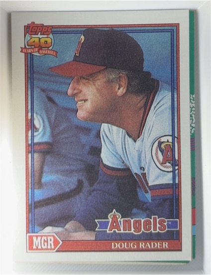 1991 Topps #231 Doug Rader — front