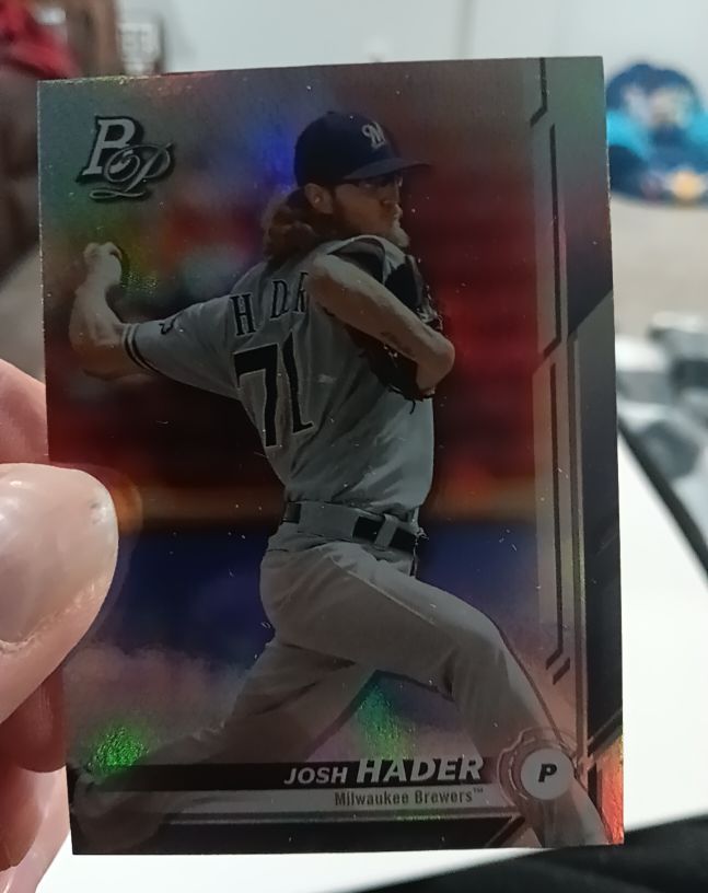 2019 Bowman Platinum #23 Josh Hader Milwaukee Brewers — front