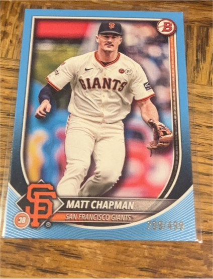 2025 Bowman #74 Matt Chapman — front