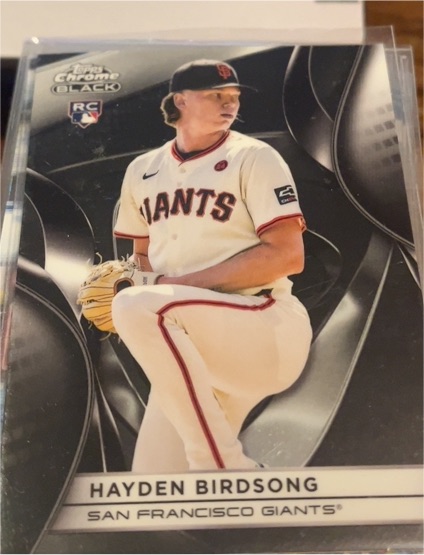 2025 Topps Chrome Black #24 Hayden Birdsong — front