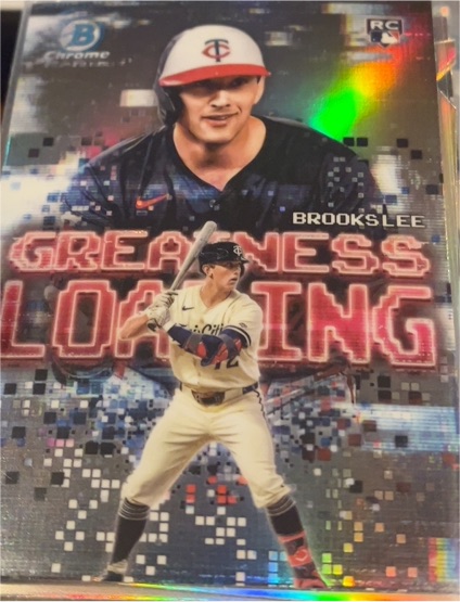 2025 Bowman Chrome #GL-14 Brooks Lee Greatness Loading Rookie — front
