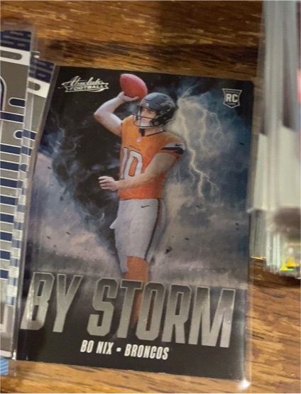 2024 Panini Absolute - By Storm #BS-BNX Bo Nix — front