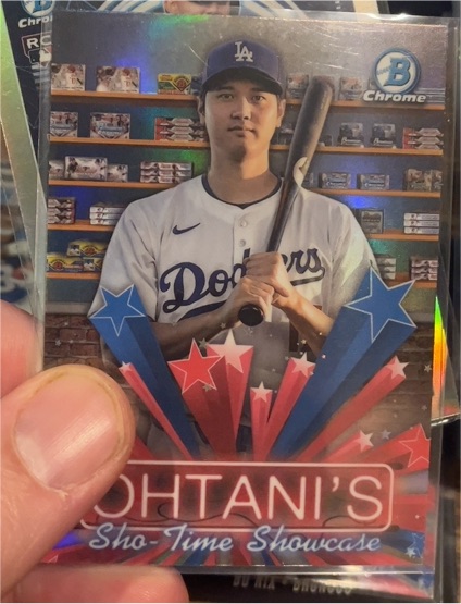 2025 Bowman Chrome #HS-4 Shohei Ohtani Sho-Time Showcase — front
