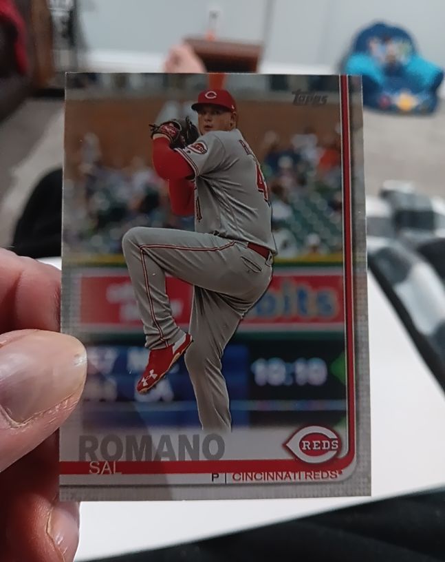2019 Topps #343 Sal Romano — front