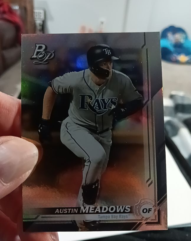 2019 Bowman Platinum #73 Austin Meadows — front