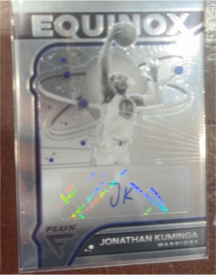 2022-23 Panini Flux Equinox #EA-JKM Jonathan Kuminga — front