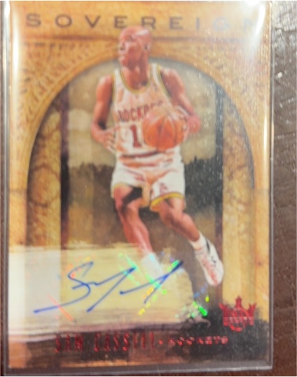 2018-19 Panini Court Kings Sovereign Signatures #SO-SCL Sam Cassell — front