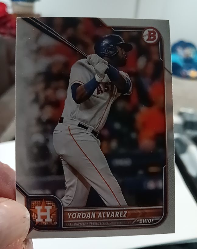 2022 Bowman #83 Yordan Alvarez — front