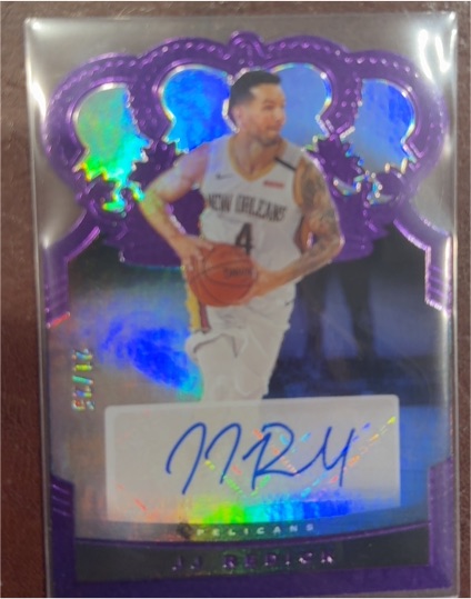 2020-21 Panini Crown Royale Crown Autographs J.J. Redick #CA-JJR — front