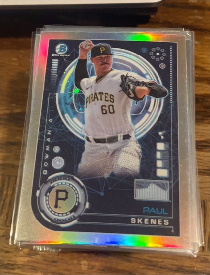 2024 Bowman Chrome #BAI-15 Paul Skenes — front