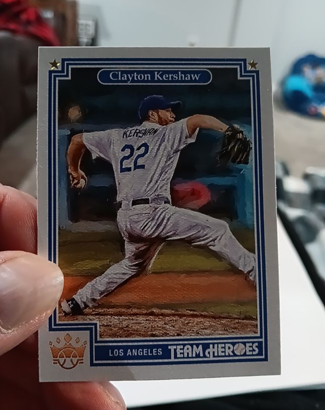 2019 Panini Diamond Kings Team Heroes #TH-7 Clayton Kershaw — front