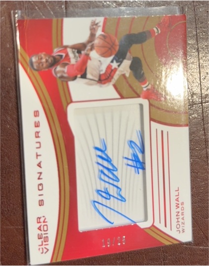 2015 Panini Clear Vision Signatures #42 John Wall — front