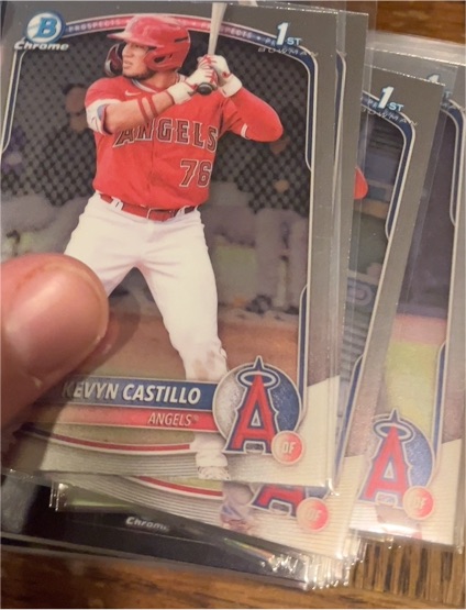 2025 Bowman Chrome Prospects #BCP-82 Kevyn Castillo — front