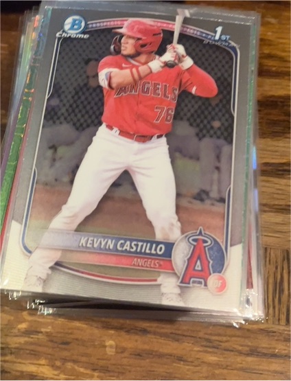 2025 Bowman Chrome Prospects #BCP-82 Kevyn Castillo — front