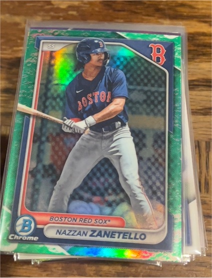 2024 Bowman Chrome Prospects #BCP-88 Nazzan Zanetello — front