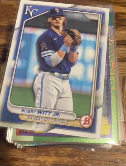 2024 Bowman #59 Bobby Witt Jr. — front
